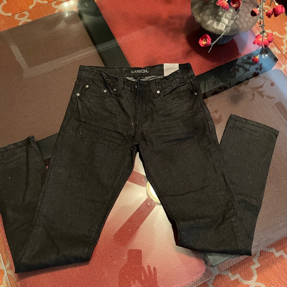 Carbon Black Men's Slim Jeans